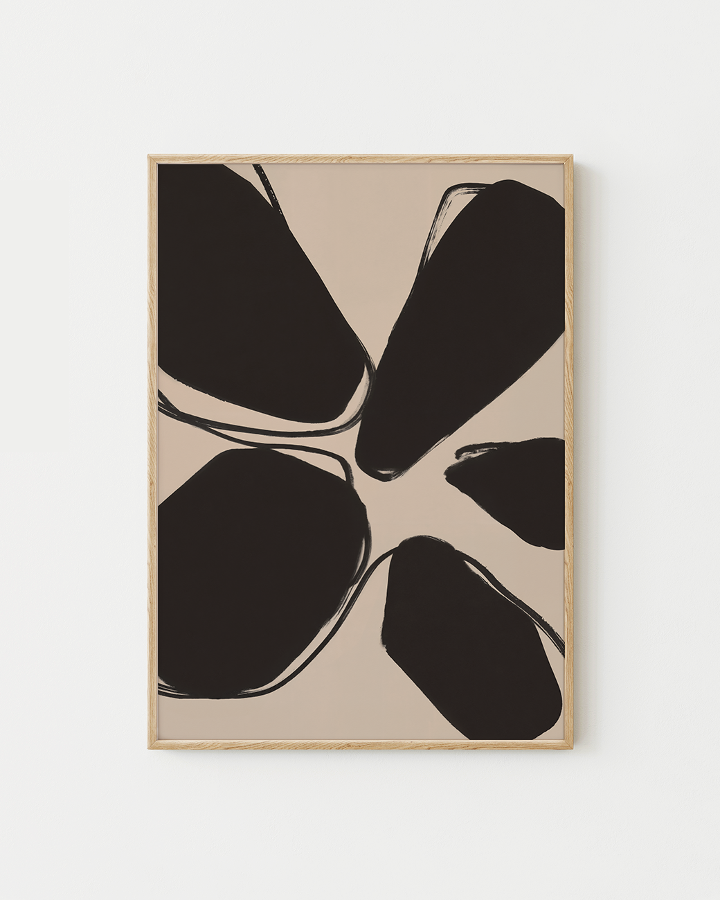 Black Floral Study