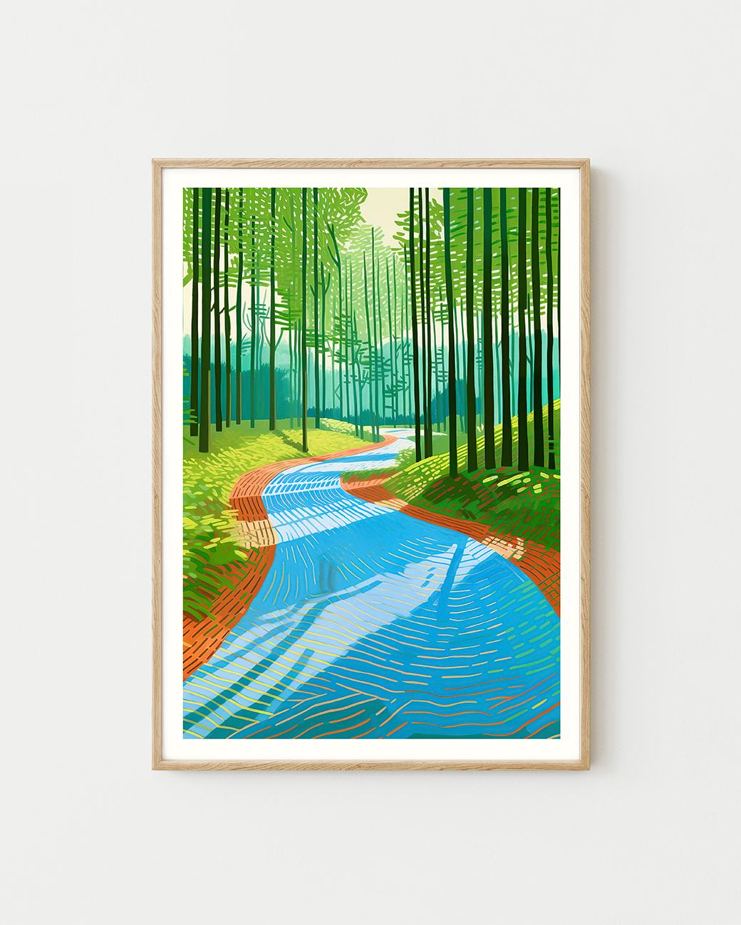 Blue Forest Path