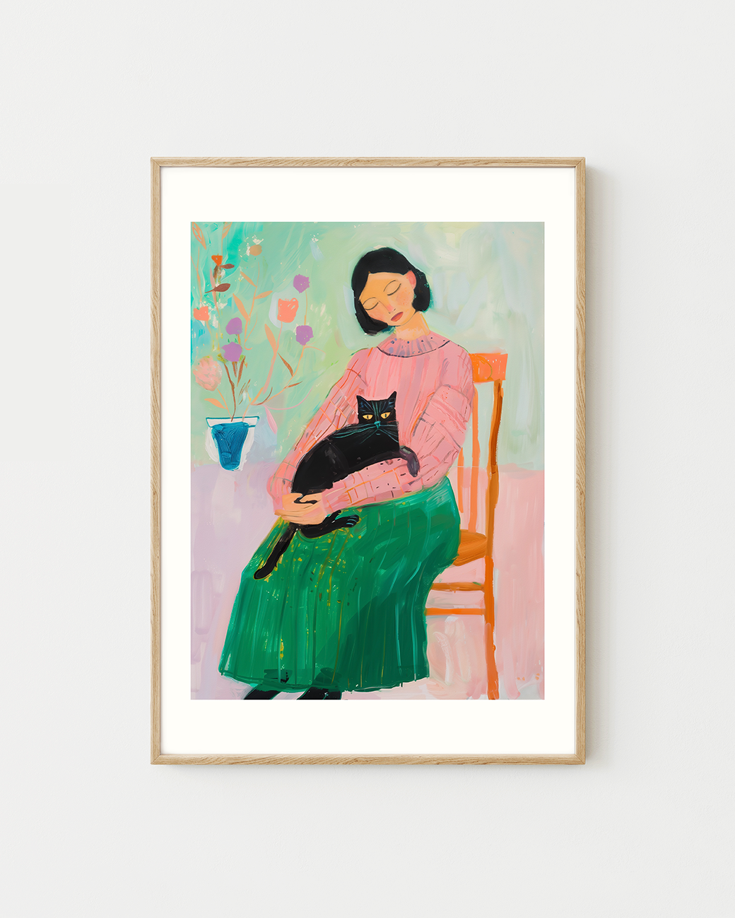 Woman with a Cat