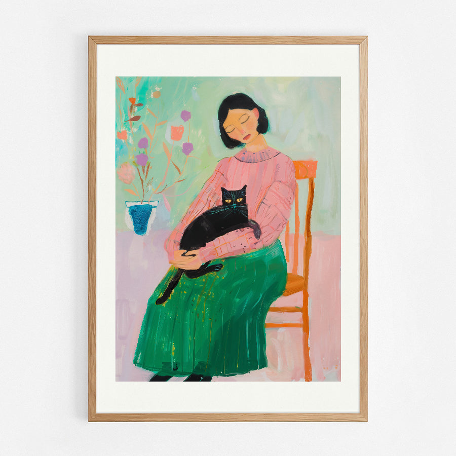 Woman with a Cat