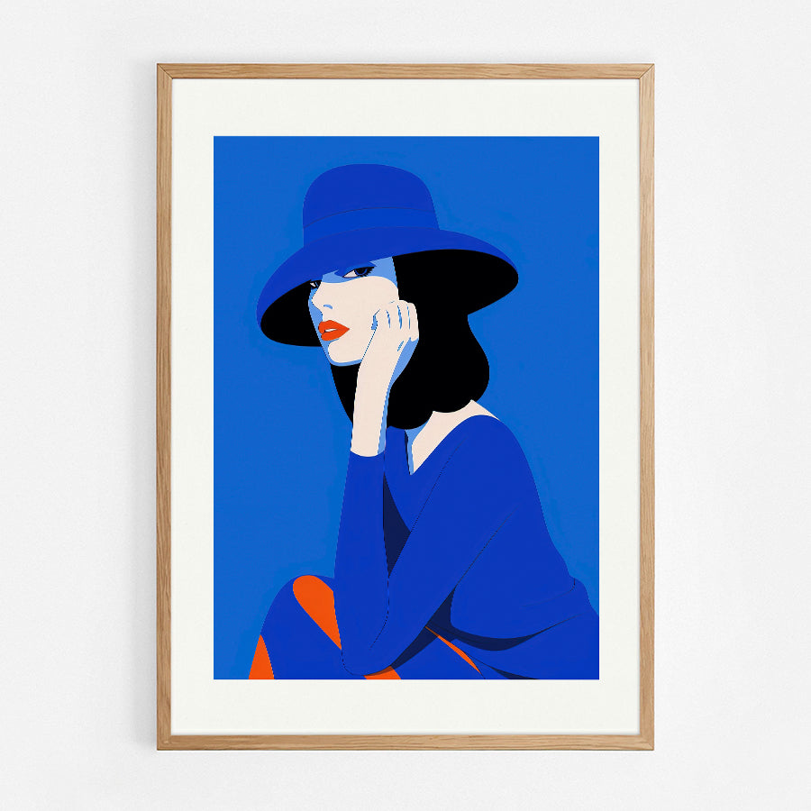 Woman in Blue